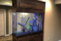 Modern Aquarium Partition Ideas For Living Room 28