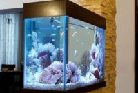 Modern Aquarium Partition Ideas For Living Room 49