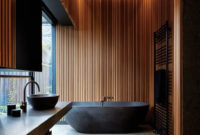 Elegant Wood Decor Ideas For Your Bathroom Design 10