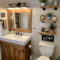 Elegant Wood Decor Ideas For Your Bathroom Design 23