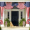 Super Patriotic Porch Independence Day Decoraion Ideas 45