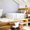 Comfy Attic Bedroom Design And Decoration Ideas 40