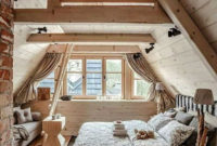Comfy Attic Bedroom Design And Decoration Ideas 46