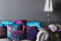 Cute Purple Living Room Design You Will Totally Love 13