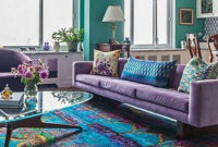 Cute Purple Living Room Design You Will Totally Love 36