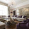 Cute Purple Living Room Design You Will Totally Love 42