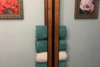 Easy DIY Towel Racks Ideas That You Can Do This 18