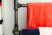 Easy DIY Towel Racks Ideas That You Can Do This 25