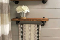 Easy DIY Towel Racks Ideas That You Can Do This 26