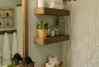 Inspiring Bathroom Decoration Ideas With Farmhouse Style 06