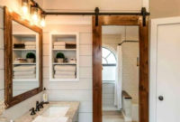 Inspiring Bathroom Decoration Ideas With Farmhouse Style 39