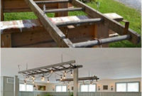 Magnificient Farmhouse Ladder Chandelier Ideas 20