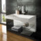 Perfect Glass Shelves Ideas For Bathroom Design 03
