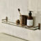 Perfect Glass Shelves Ideas For Bathroom Design 29