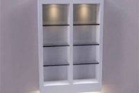 Perfect Glass Shelves Ideas For Bathroom Design 30