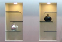 Perfect Glass Shelves Ideas For Bathroom Design 33