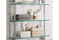 Perfect Glass Shelves Ideas For Bathroom Design 35