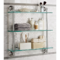 Perfect Glass Shelves Ideas For Bathroom Design 35