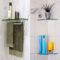 Perfect Glass Shelves Ideas For Bathroom Design 39