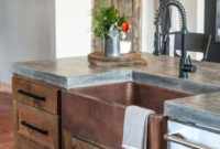 Awesome Kitchen Concrete Countertop Ideas To Inspire 10