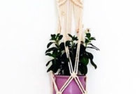 Inspiring DIY Vertical Plant Hanger Ideas For Your Home 13