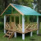 Marvelous Outdoor Playhouses Ideas To Live Childhood Adventures 03