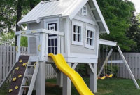 Marvelous Outdoor Playhouses Ideas To Live Childhood Adventures 04