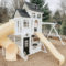 Marvelous Outdoor Playhouses Ideas To Live Childhood Adventures 50