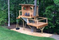 Marvelous Outdoor Playhouses Ideas To Live Childhood Adventures 54