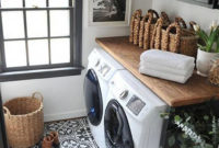 Perfect Functional Laundry Room Decoration Ideas For Low Budget 29